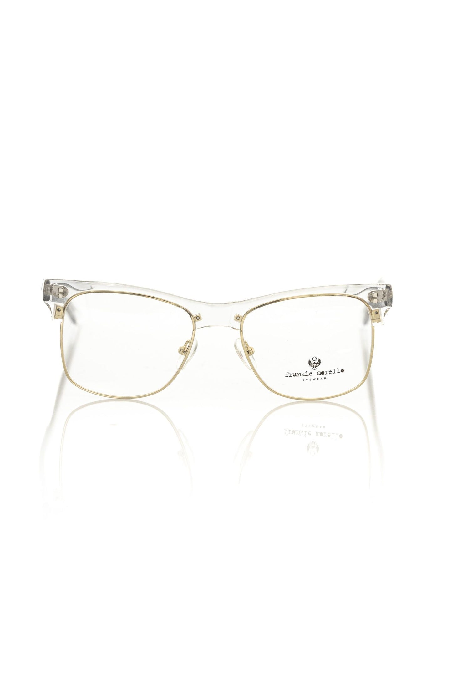 Frankie Morello Gold Metallic Fiber Men Frame