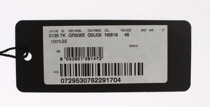 Dolce & Gabbana Gray Waist Belt Silk Cummerbund