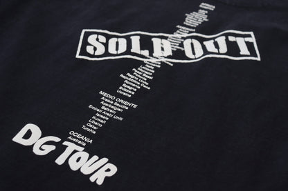 تي شيرت دولتشي آند غابانا أسود من القطن برقبة دائرية من D&amp;G Fashion