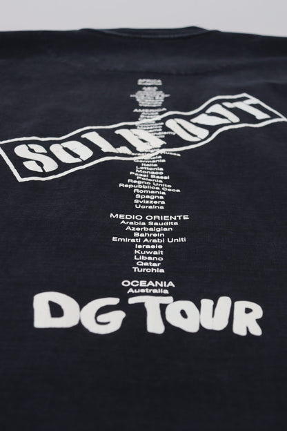 تي شيرت دولتشي آند غابانا أسود من القطن برقبة دائرية من D&amp;G Fashion