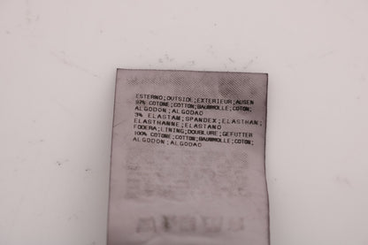 GF Ferre Black Cotton Stretch Chinos Pants