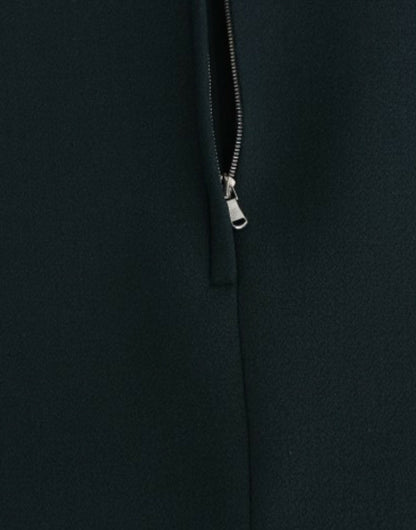 بلوزة من الصوف باللون الأخضر بأكمام 3/4 من دولتشي آند غابانا