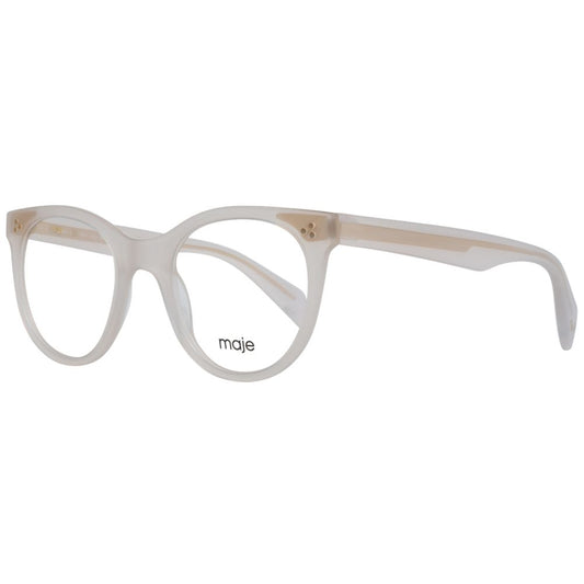 Maje White Plastic Glasses (Frames)