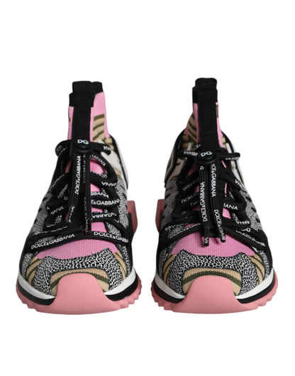 جوارب سورينتو متعددة الألوان من دولتشي آند غابانا، أحذية رياضية بشعار