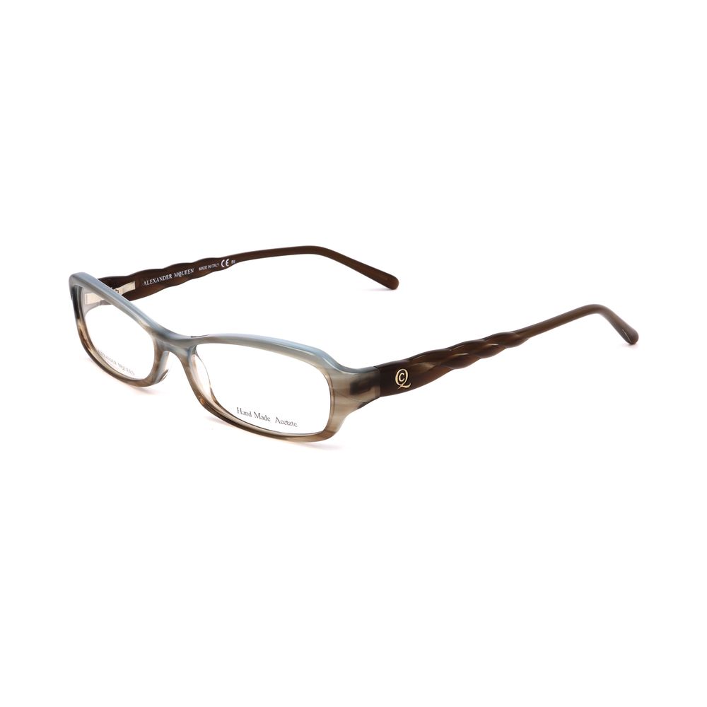 Alexander McQueen Brown Acetate Glasses (Frames)