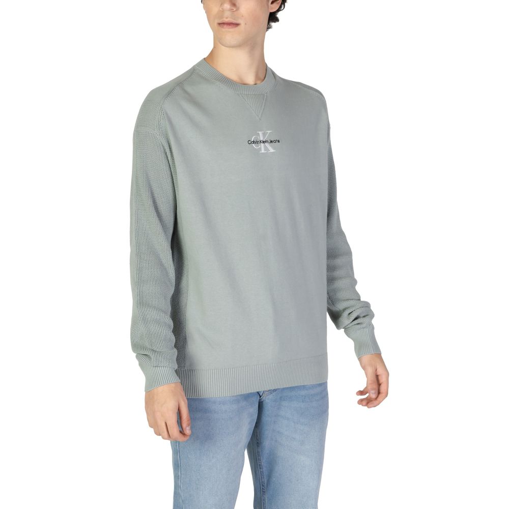 Calvin Klein Jeans Green Cotton Sweatshirt