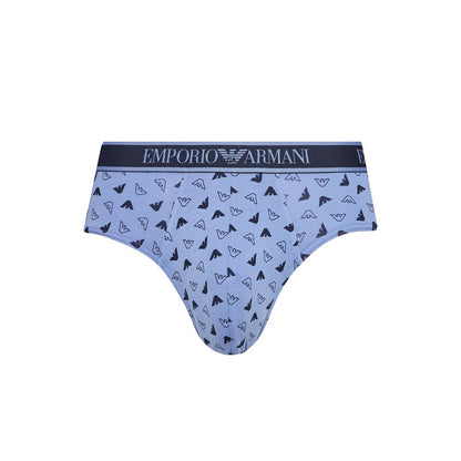 Emporio Armani Underwear Blue Cotton False