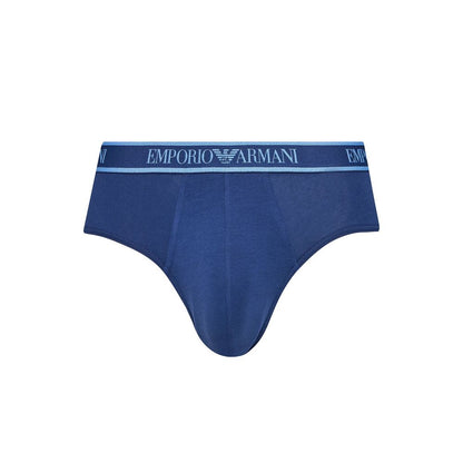 Emporio Armani Underwear Blue Cotton False