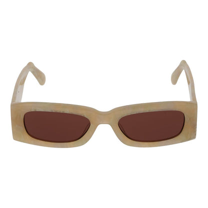 GCDS Beige Plastic Sunglasses