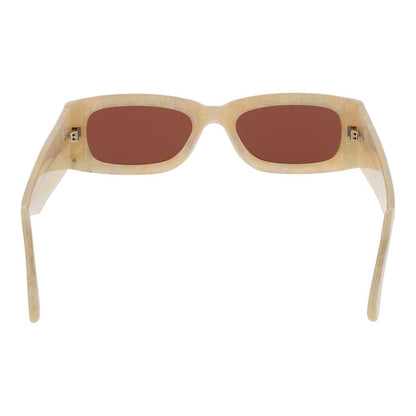 GCDS Beige Plastic Sunglasses