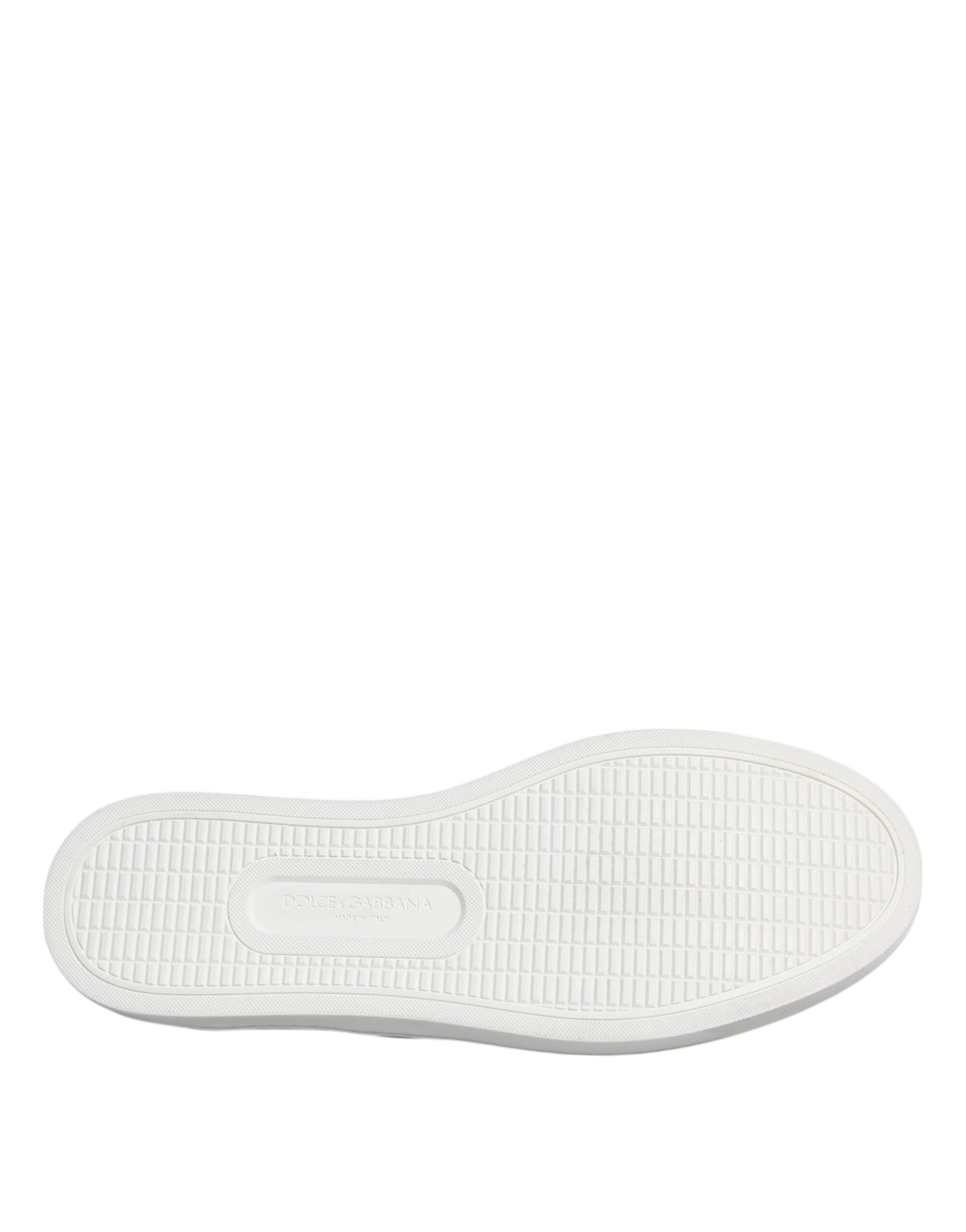 حذاء رياضي رجالي من الجلد الطبيعي من دولتشي آند غابانا باللون الأزرق