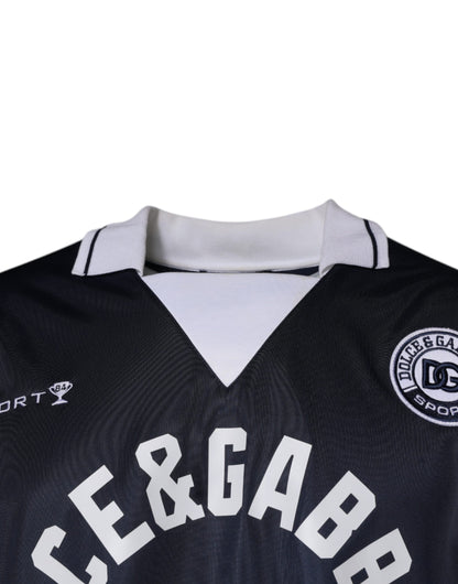 سترة من قماش الجيرسي بشعار دولتشي آند غابانا الأزرق