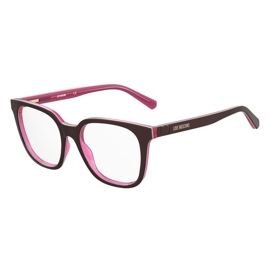 Love Moschino Burgundy Acetate Glasses (Frames)
