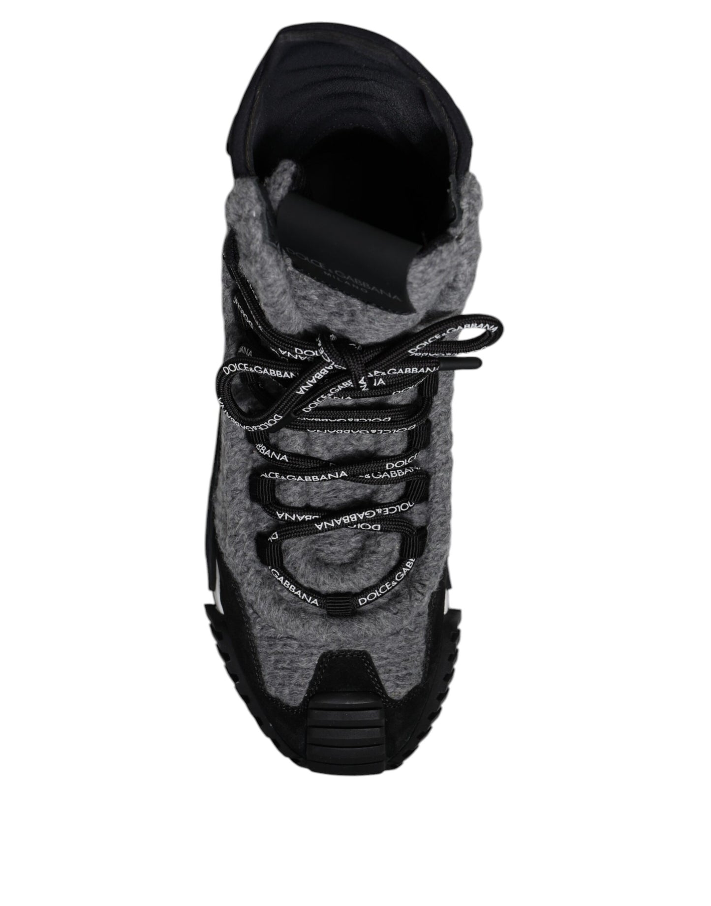 حذاء رياضي Dolce &amp; Gabbana رمادي أسود NS1 عالي الرقبة