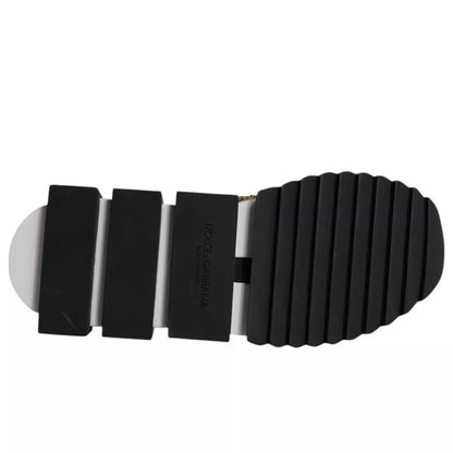 حذاء سنيكرز سورينتو من دولتشي آند غابانا مرصع بأحجار الراين الذهبية