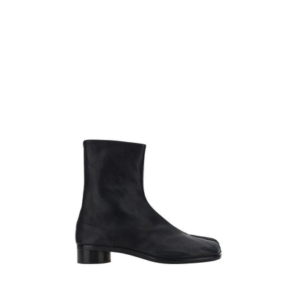 Margiela Black Camel Hair  Flat Boots