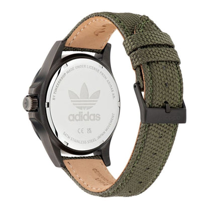 Adidas Bicolor Fabric Dress Watch