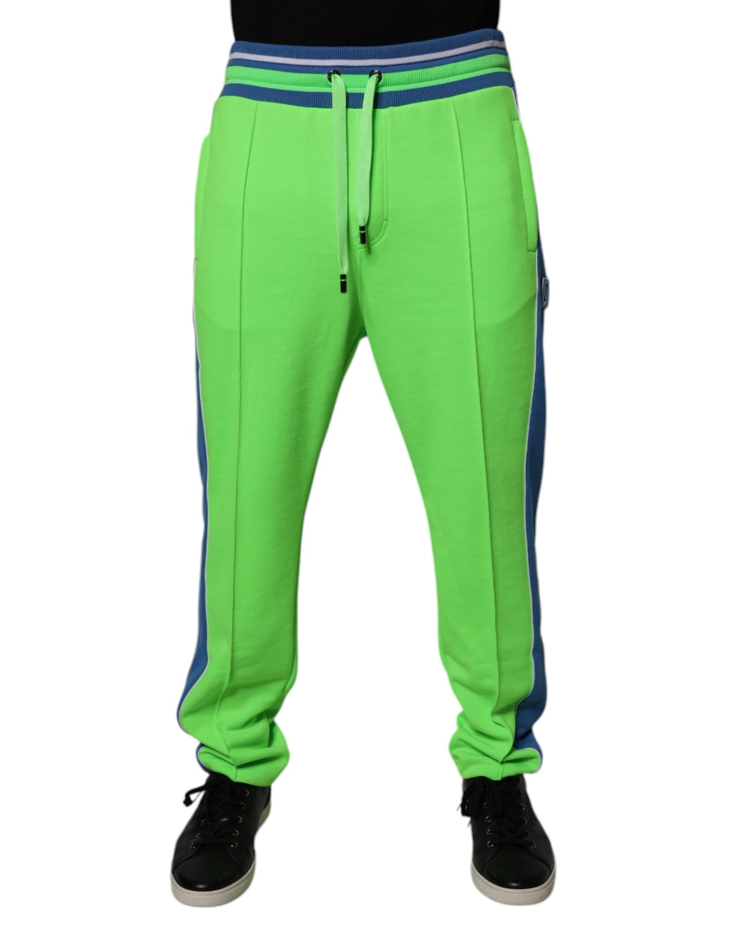 Dolce & Gabbana Green Blue Jogger Sweatpants Pants