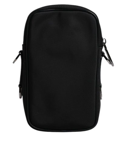 حقيبة دولتشي آند غابانا متعددة الألوان بنقشة جلد الفهد وشعار جاكار وحزام للرقبة