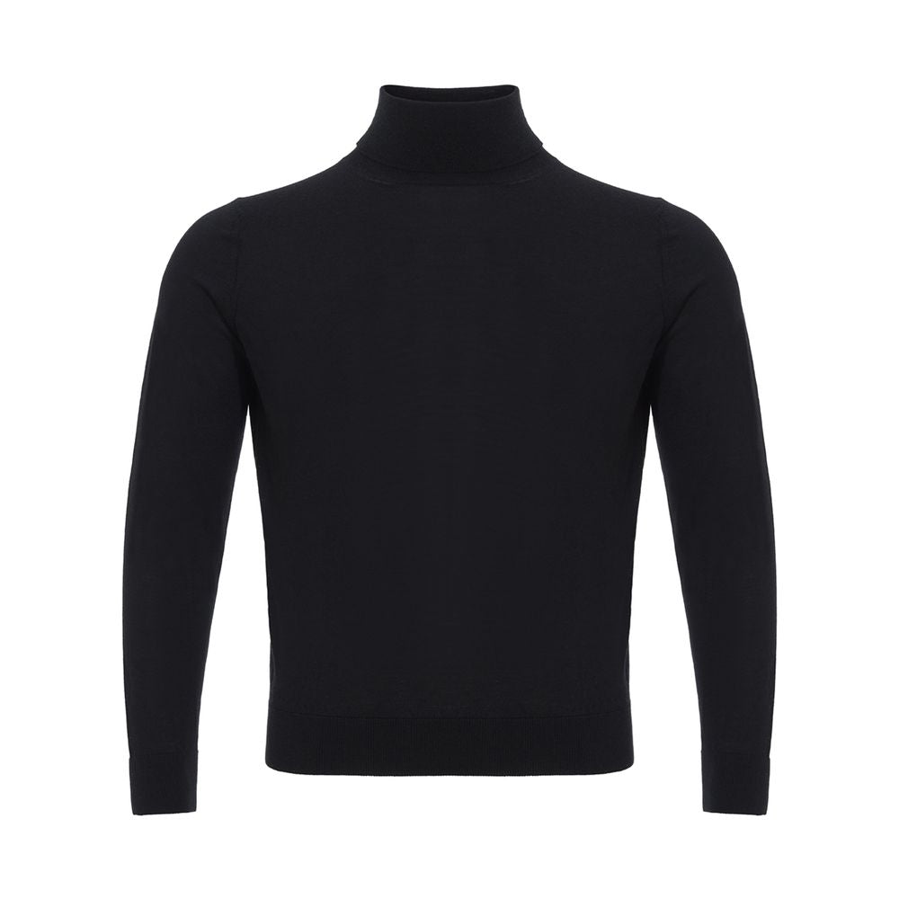 Colombo Black Cashmere Turtleneck