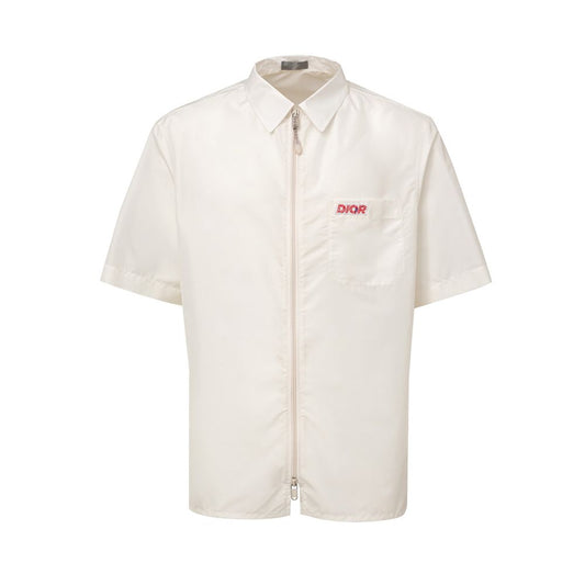 Dior White Polyester Shortsleeve Shirt