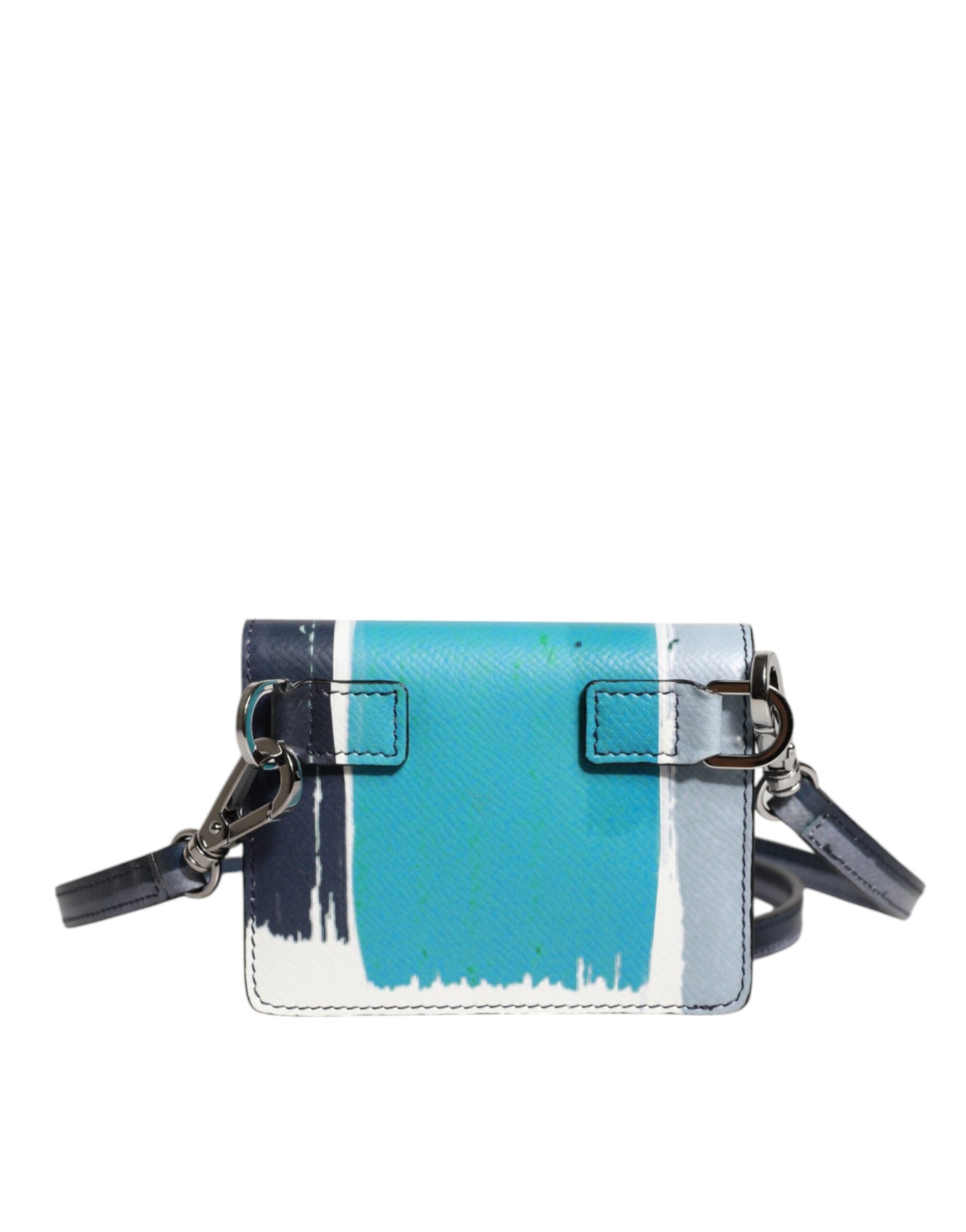 محفظة دولتشي آند غابانا متعددة الألوان من الجلد بشعار DG