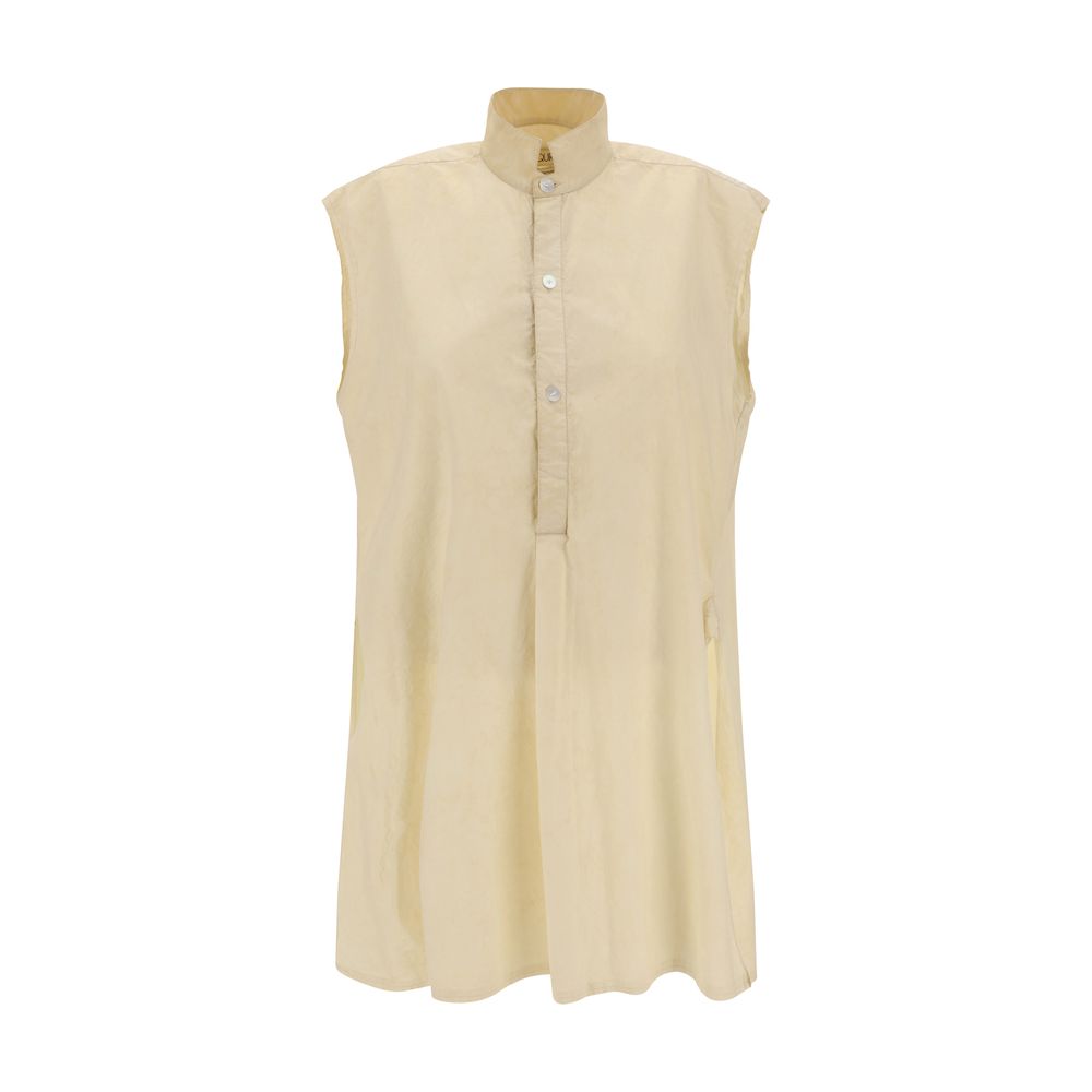 Quira Beige Cotton Shirt