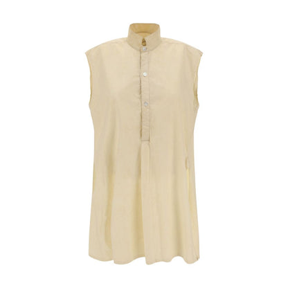 Quira Beige Cotton Shirt