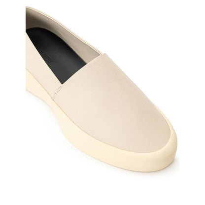 Fear Of God Beige Leather Slip-On Loafer
