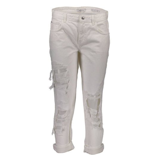 Guess Jeans Bianco Cotton Women Jeans