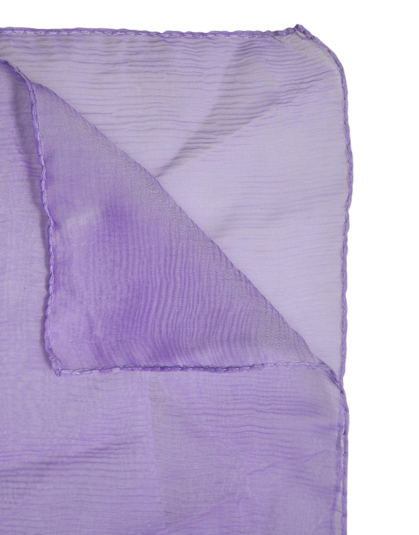 Dolce & Gabbana Purple Silk Rectangle Wrap Shawl Scarf