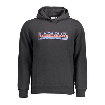 Napapijri Black Cotton Men's Hoodie