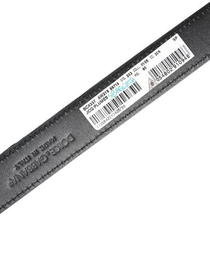 حزام دولتشي آند غابانا متعدد الألوان من الجلد الجاكار بمشبك معدني