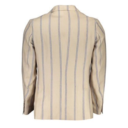 Gant Beige Linen Men's Jacket