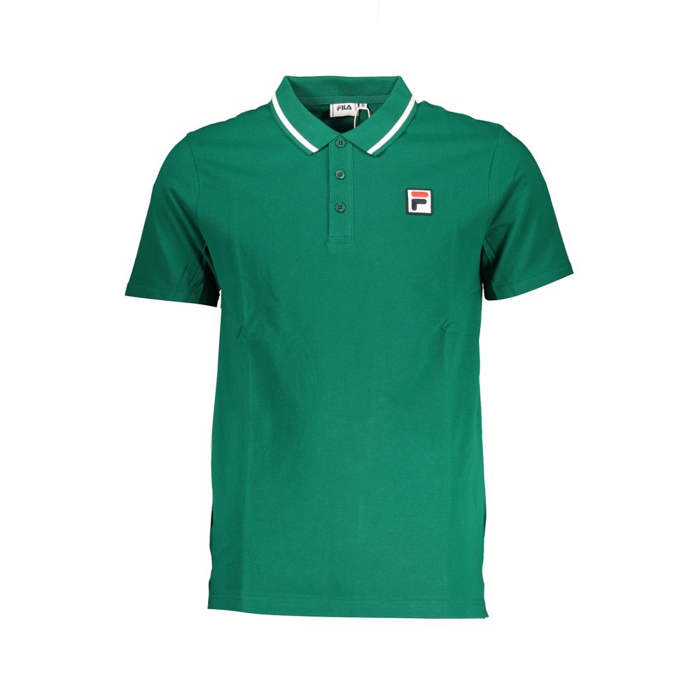 Fila Verde Cotton Unisex Polo