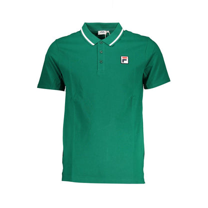 Fila Verde Cotton Unisex Polo