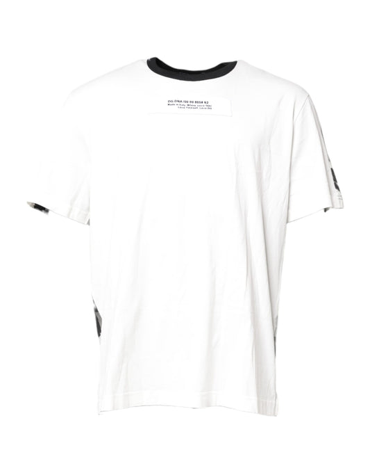 Dolce & Gabbana Multicolor Camouflage Crew Neck T-shirt