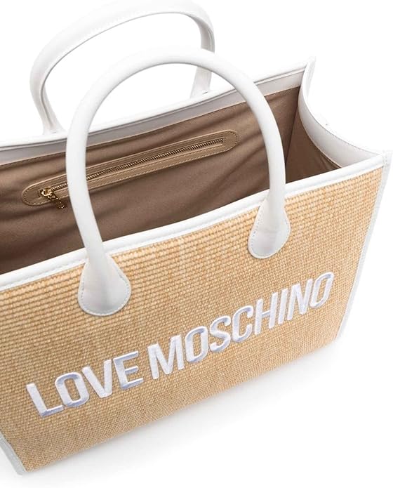 حقيبة يد من القش من موسكينو