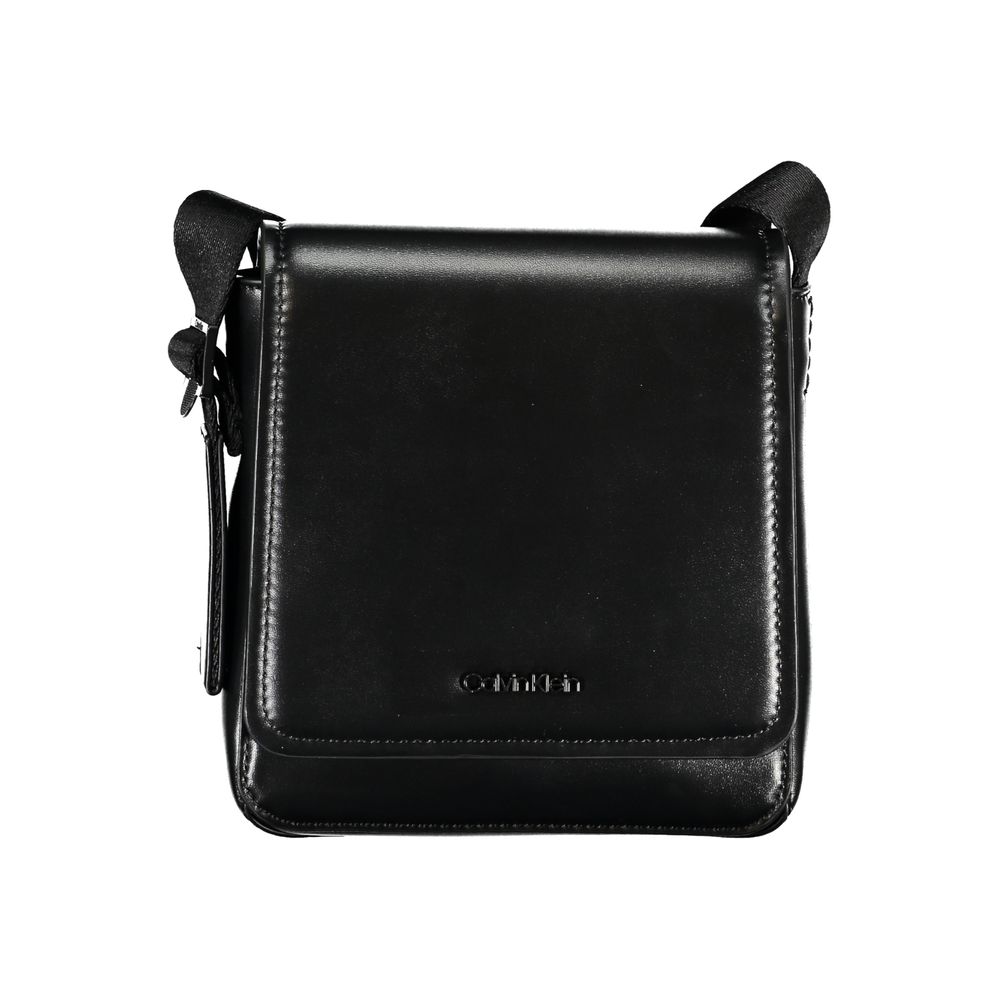 Calvin Klein Black Polyester Men Shoulder Bag