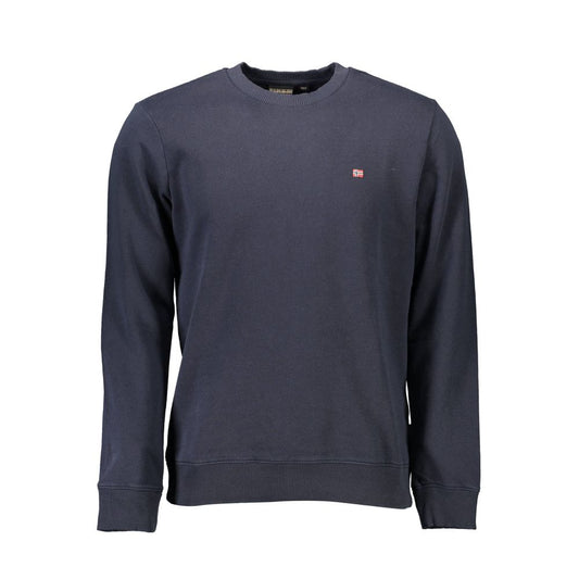 Napapijri Blue Cotton Men's Sweatshirt