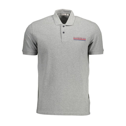 Napapijri Grigio Cotton Men's Polo