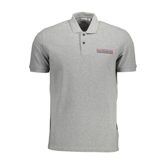 Napapijri Grigio Cotton Men's Polo