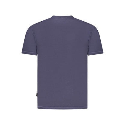 Napapijri Blu Cotton Men T-Shirt