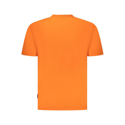 Napapijri Arancione Cotton Men T-Shirt