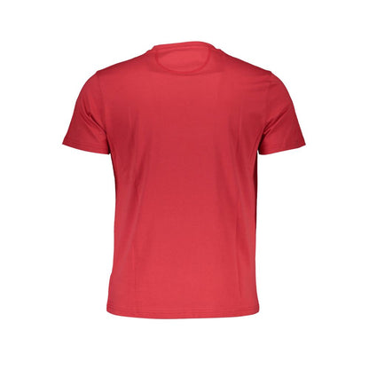 La Martina Rosso Cotton Men T-Shirt
