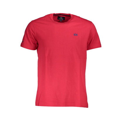 La Martina "Rosso Cotton Men's T-Shirt"