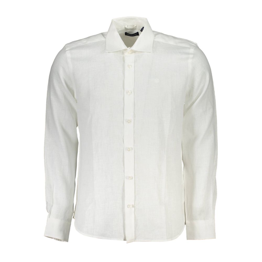 North Sails White Linen Men's Shirt