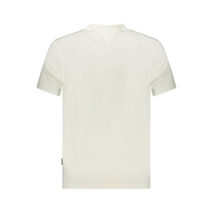 Napapijri Bianco Organic Cotton Men T-Shirt