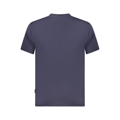 Napapijri Blu Organic Cotton Men T-Shirt