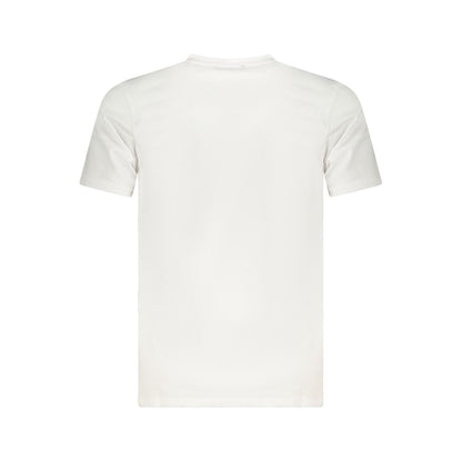 Cavalli Class Bianco Cotton Men T-Shirt